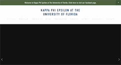 Desktop Screenshot of kappaphiepsilon.org